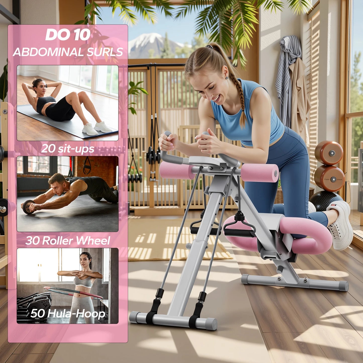 LuxeFit Foldable Abdominal & Core Trainer