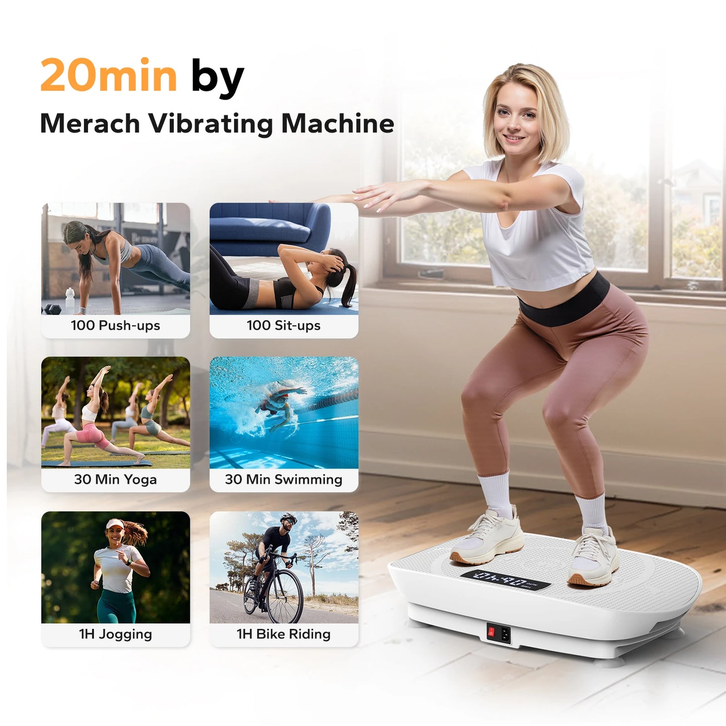 LuxeFit Whole Body Vibration Plate