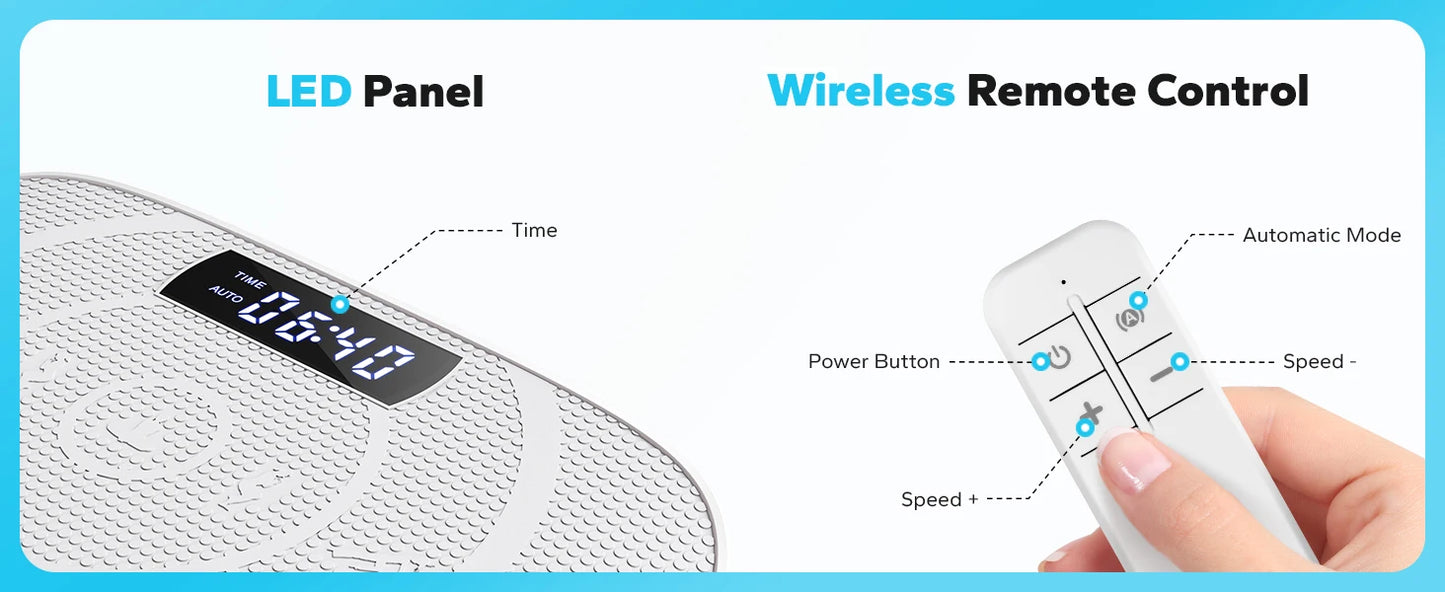 LuxeFit Whole Body Vibration Plate