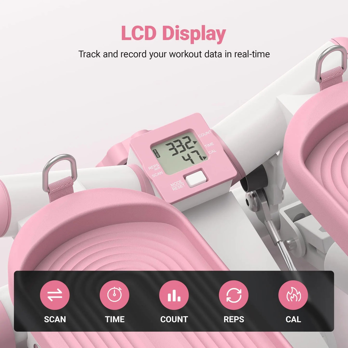 LuxeFit Mini Twist Stepper with Resistance Bands