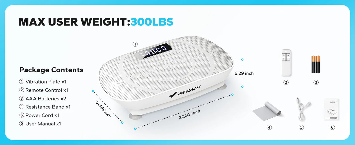 LuxeFit Whole Body Vibration Plate