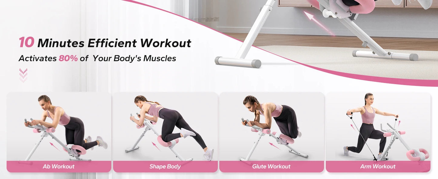 LuxeFit Foldable Abdominal & Core Trainer