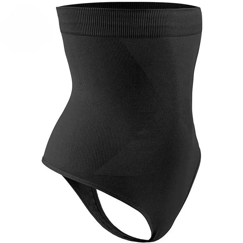 LuxeFit Seamless High-Waist Firm Control Thong Shaper Briefs