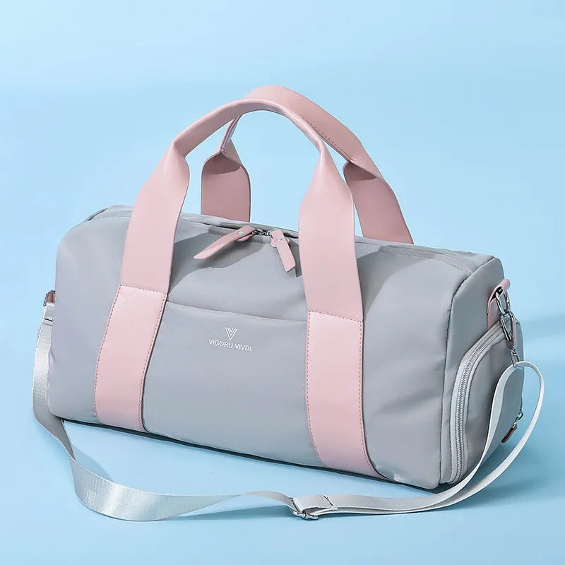 LuxeFit Waterproof Travel & Gym Duffel Bag with Shoe Compartment