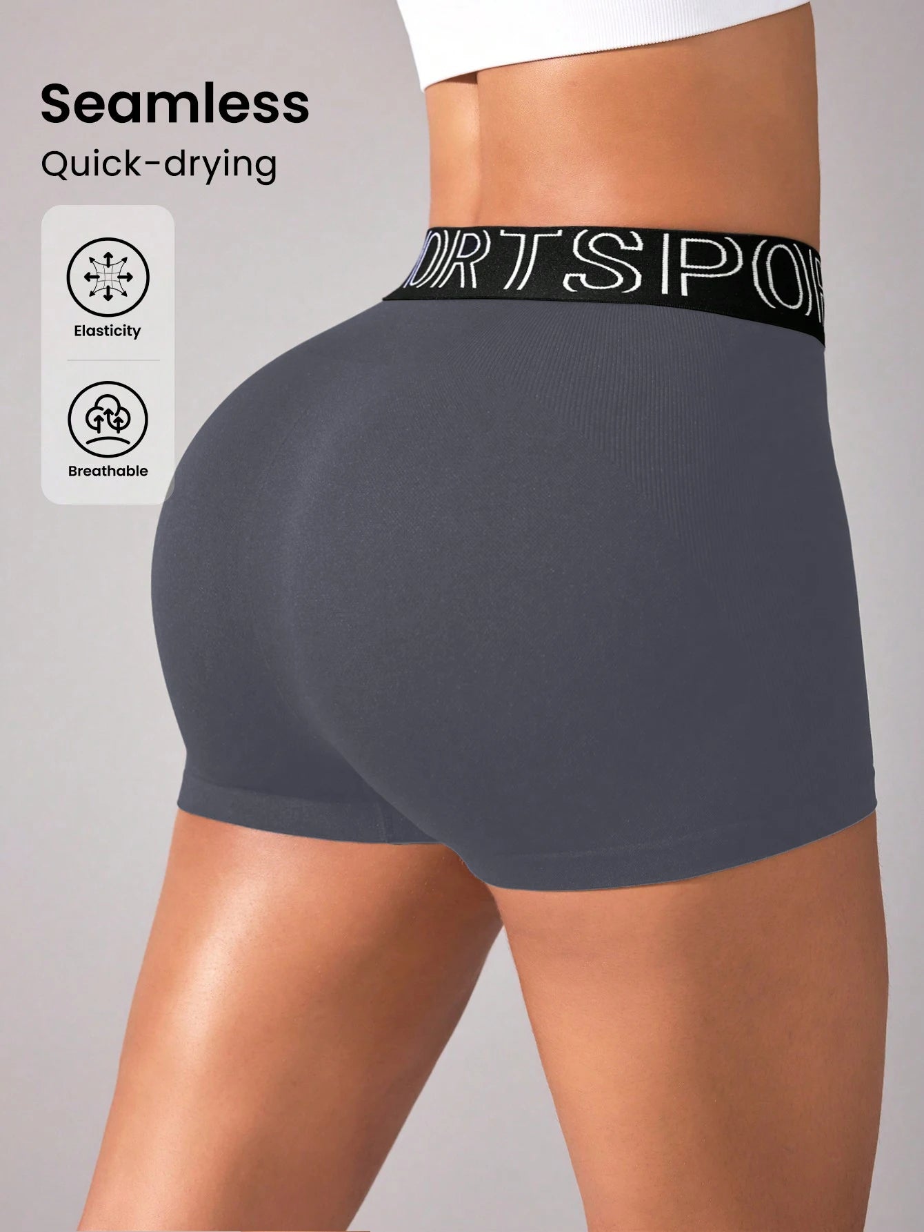 LuxeFit Sculpting High-Waist Yoga Shorts