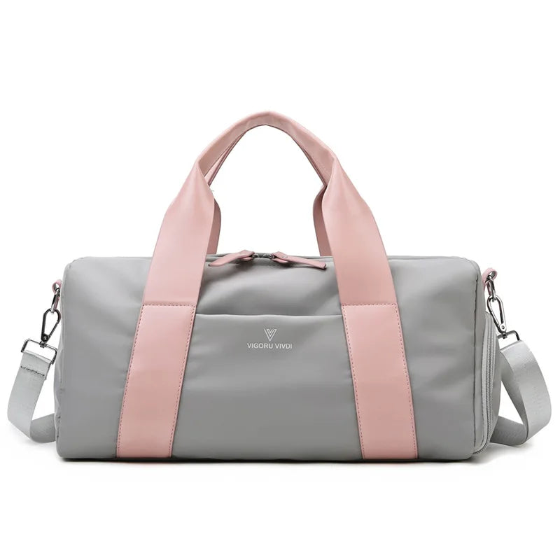 LuxeFit Waterproof Travel & Gym Duffel Bag with Shoe Compartment
