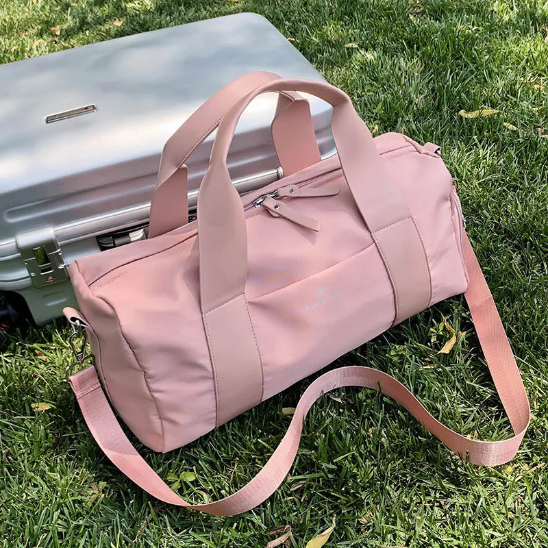 LuxeFit Waterproof Travel & Gym Duffel Bag with Shoe Compartment