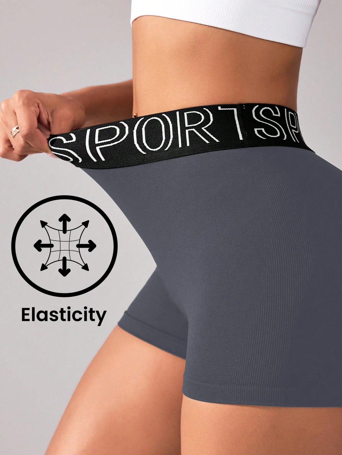 LuxeFit Sculpting High-Waist Yoga Shorts