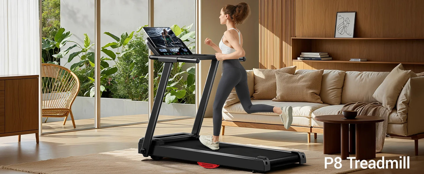 LuxeFit 3.0HP Foldable Home Treadmill