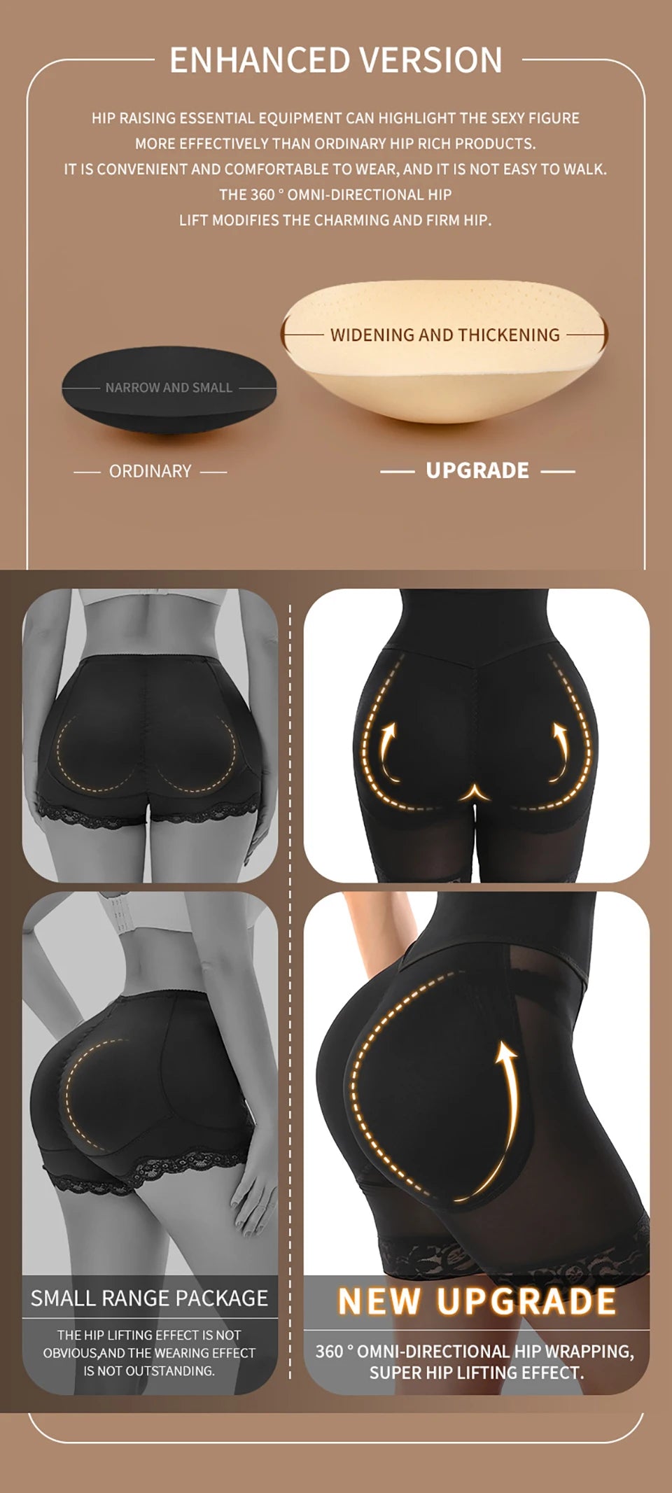 LuxeFit Padded Butt Lifter & Tummy Control Shaper