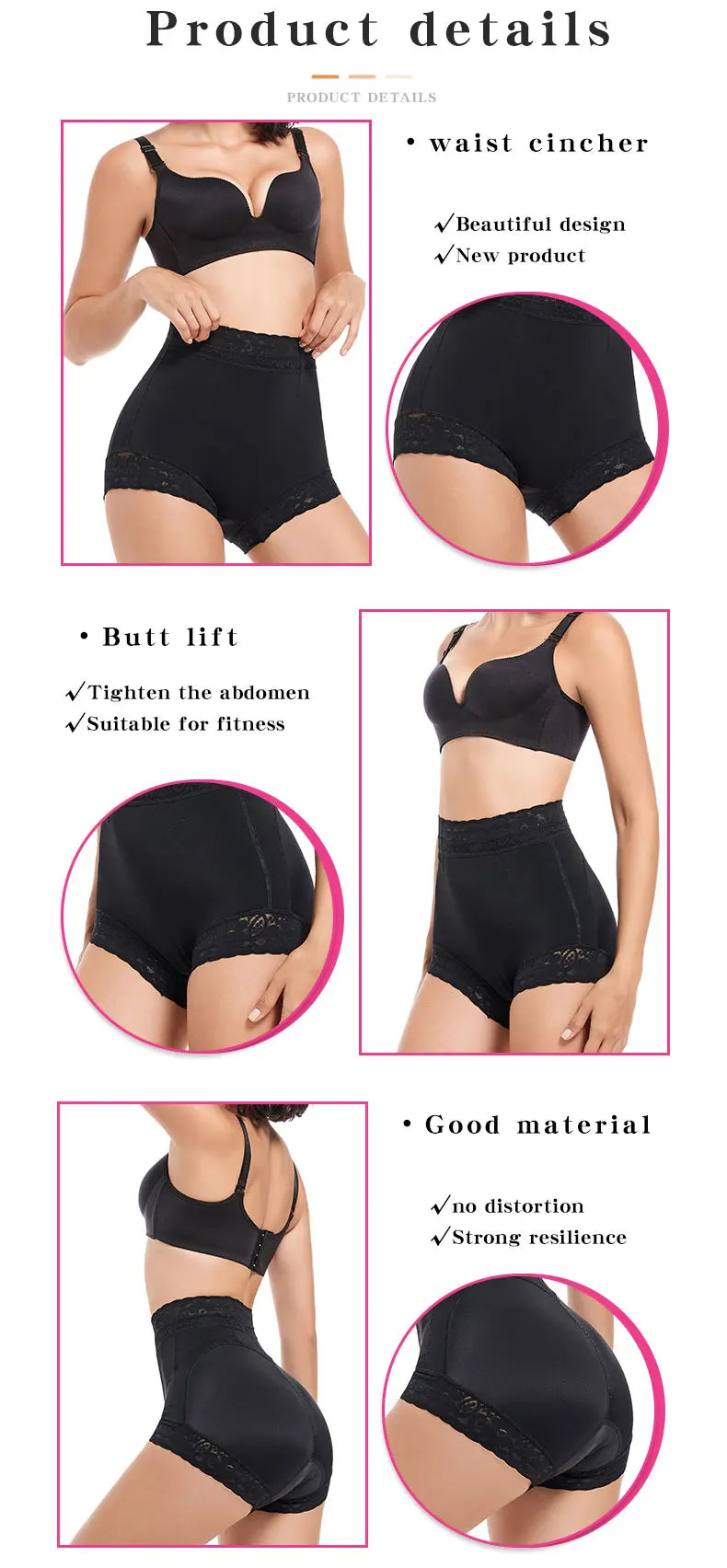 LuxeFit Sculpting Butt Lifter Shaper Shorts