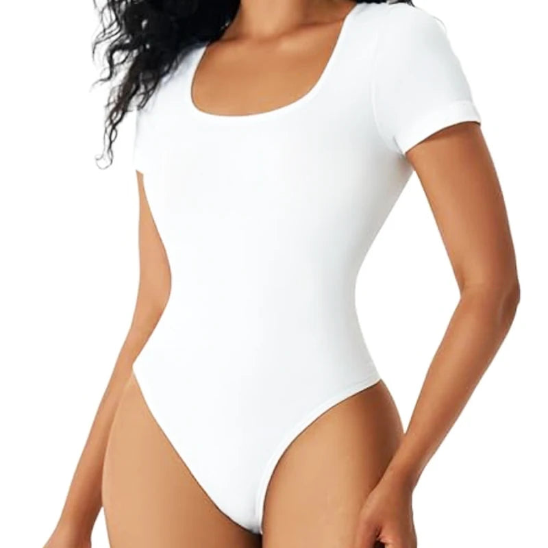 Luxe Seamless Sculpting Bodysuit: Short Sleeve & Control
