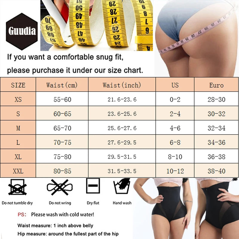 LuxeFit Zip-Up High-Waist Sculpting Control Briefs