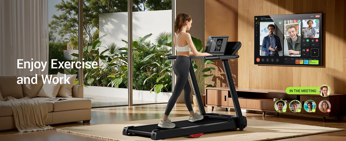 LuxeFit 3.0HP Foldable Home Treadmill