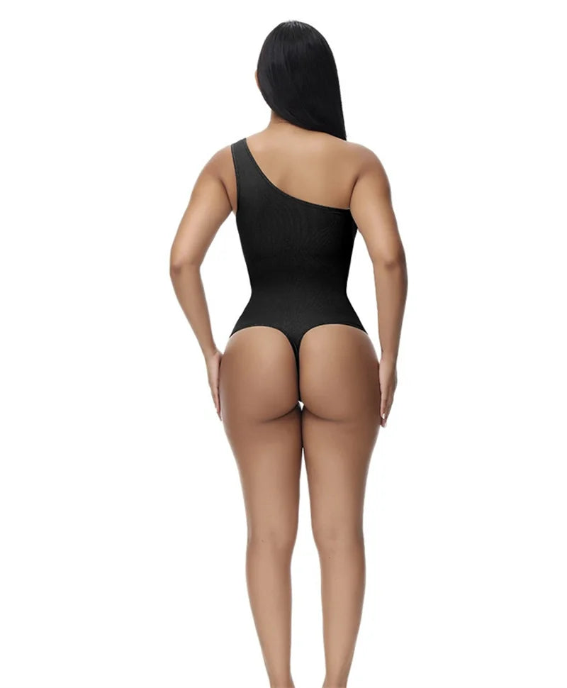 LuxeFit Seamless One-Shoulder Bodysuit