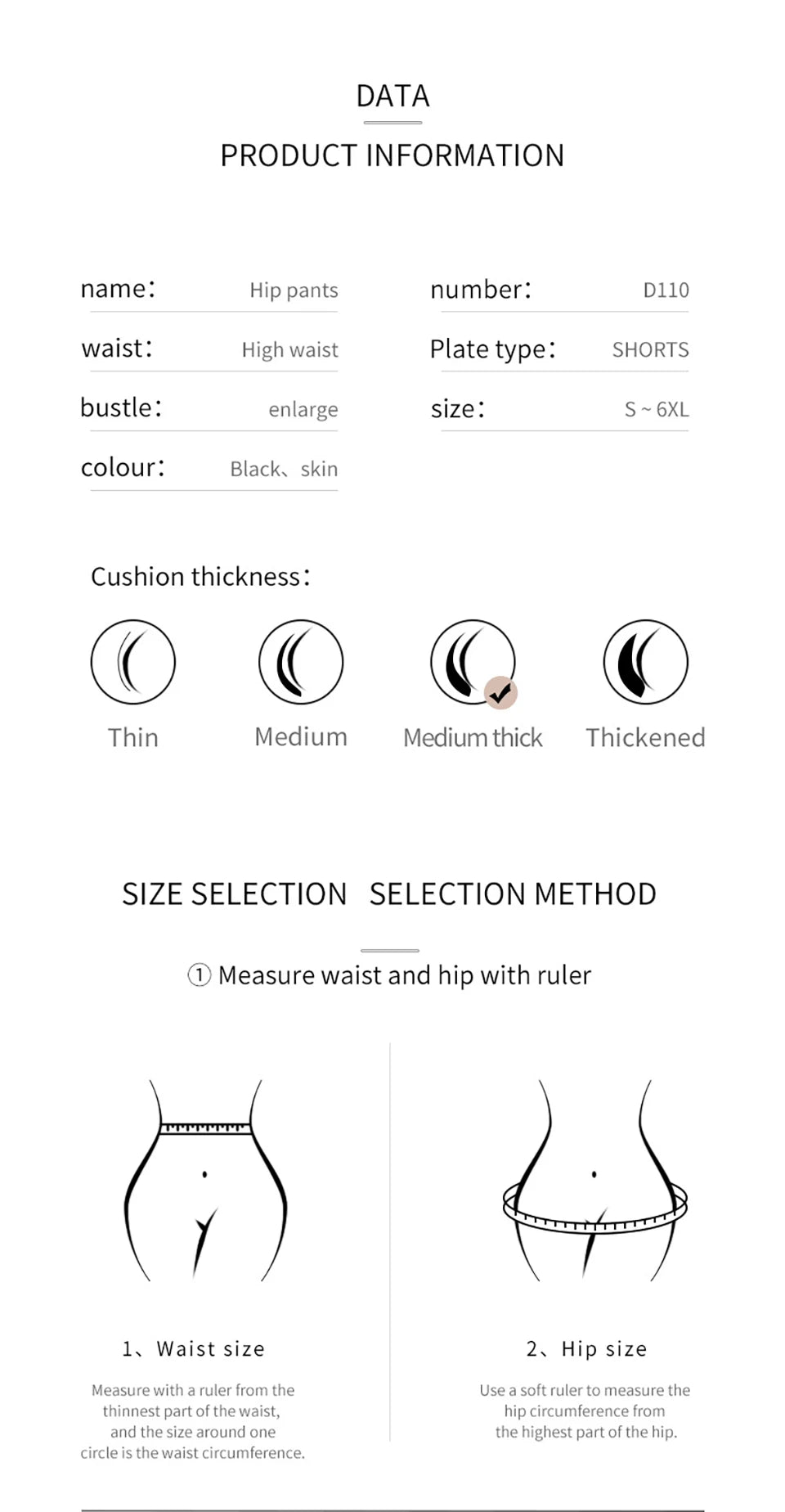 LuxeFit Padded Butt Lifter & Tummy Control Shaper