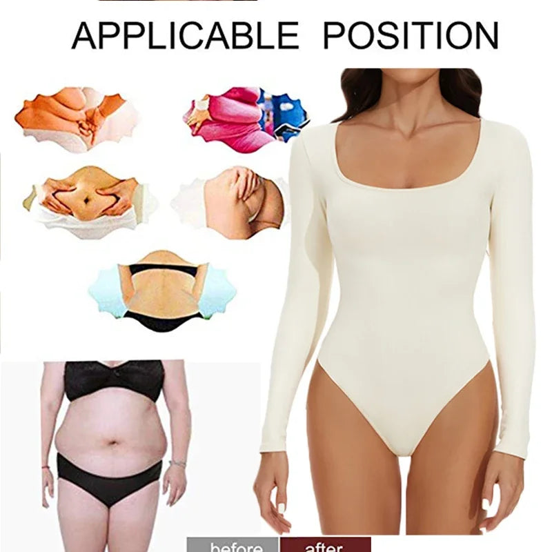 Luxe Long Sleeve Sculpting Bodysuit: Seamless Control & Comfort