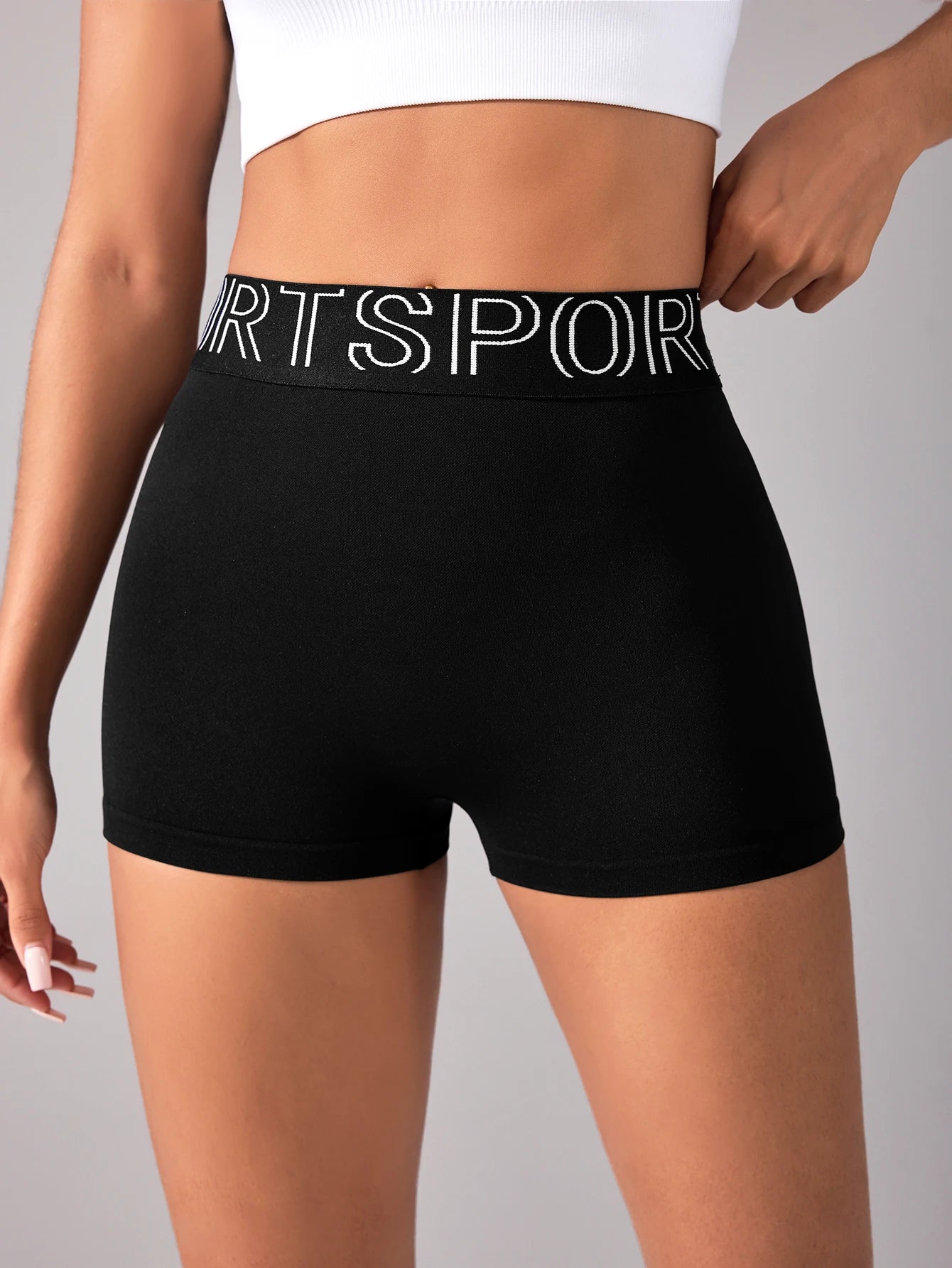 LuxeFit Sculpting High-Waist Yoga Shorts