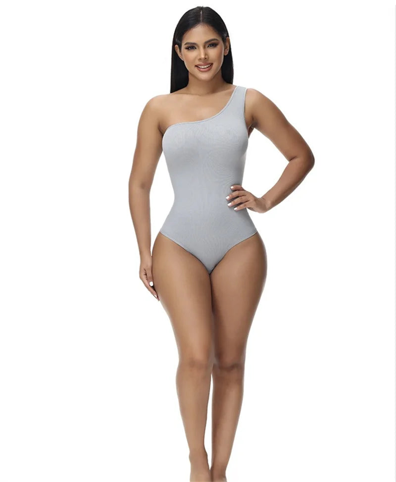 LuxeFit Seamless One-Shoulder Bodysuit