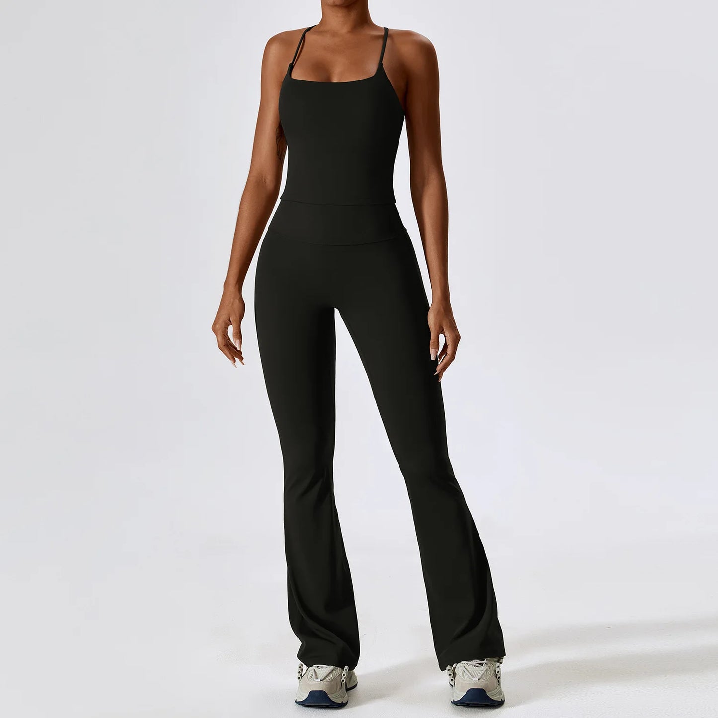 LuxeFit Seamless Performance 2-Piece Long Sleeve Yoga Set