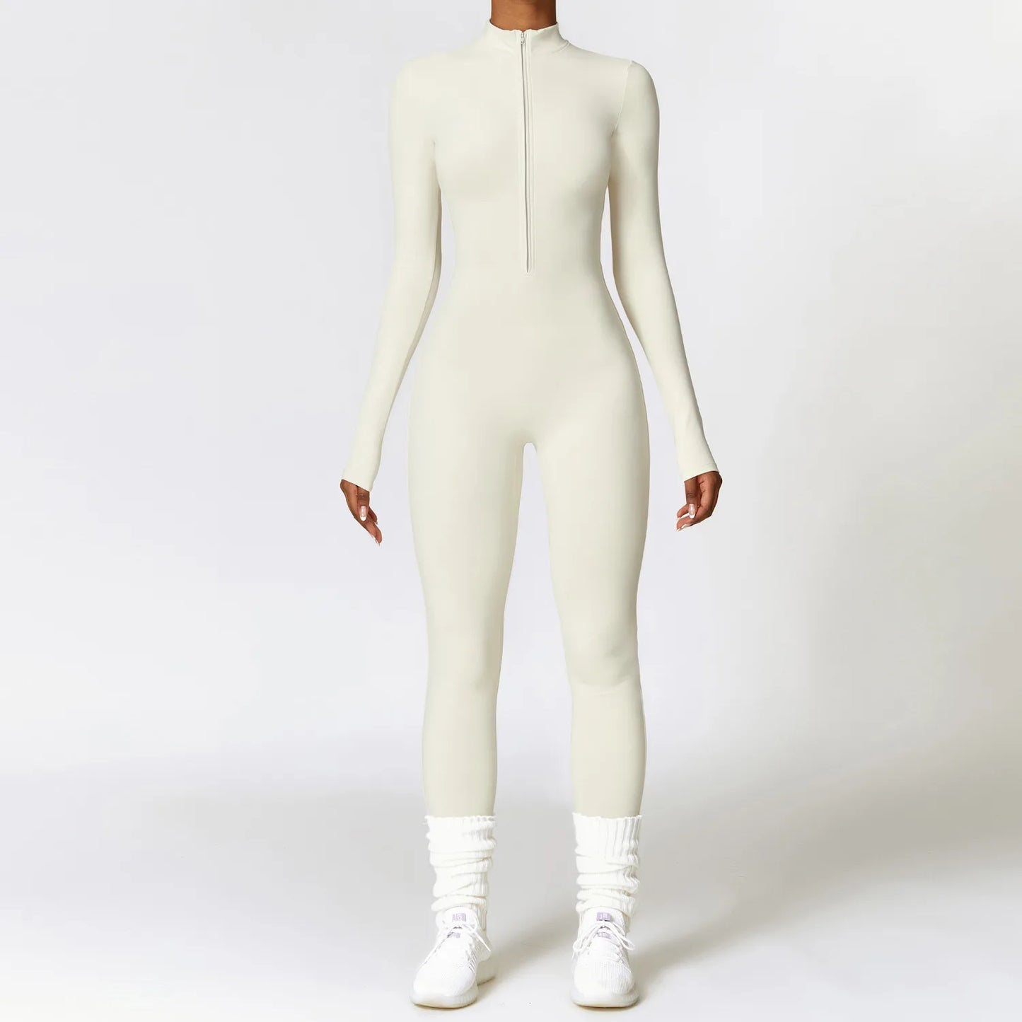 LuxeFit All-Season Sculpting Yoga & Fitness Romper