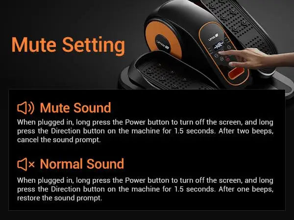 LuxeFit Quiet Under-Desk Elliptical for Seniors