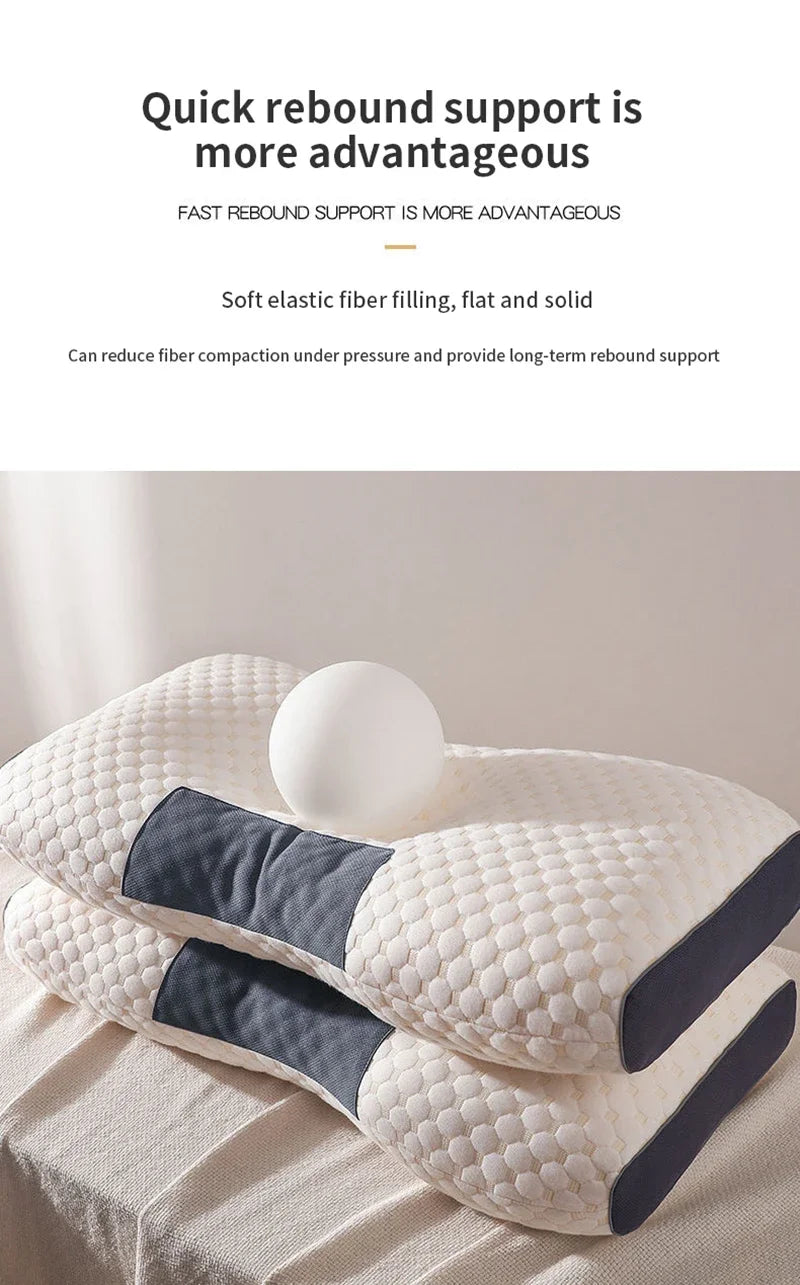 LuxeFit Orthopedic Soybean Fiber Neck Pillow