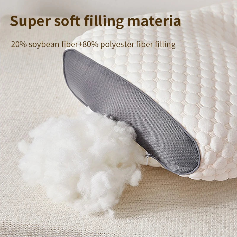 LuxeFit Orthopedic Soybean Fiber Neck Pillow