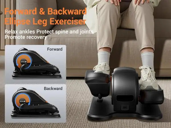 LuxeFit Quiet Under-Desk Elliptical for Seniors