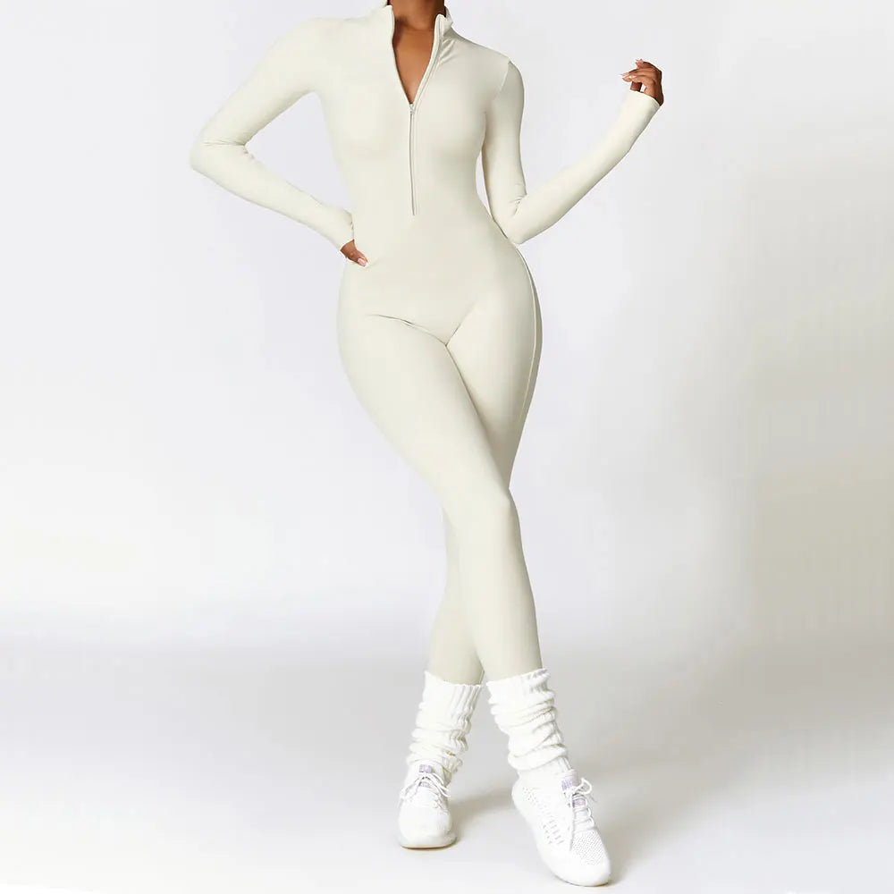 LuxeFit All-Season Sculpting Yoga & Fitness Romper