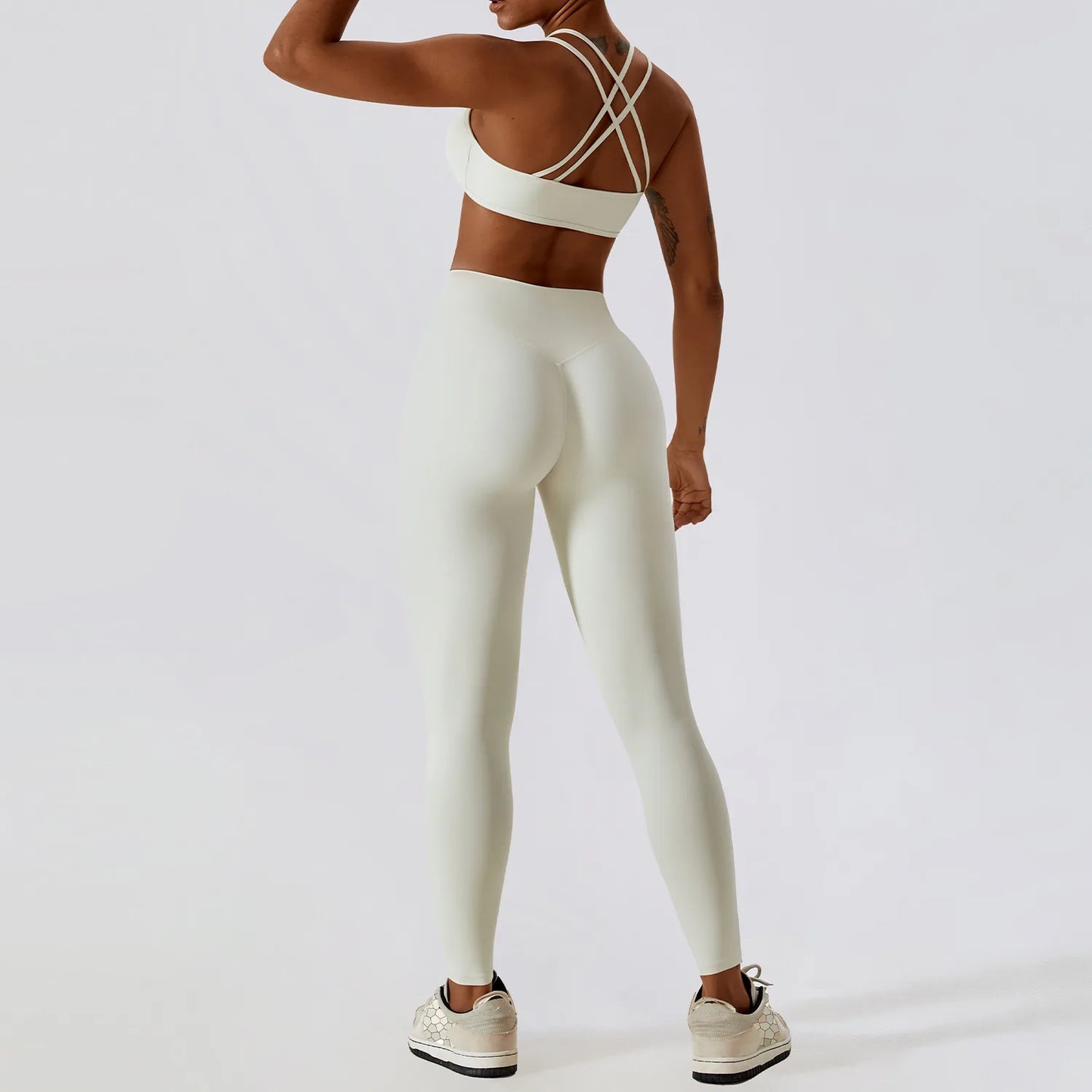 LuxeFit Seamless Sculpt & Perform 2-Piece Athletic Wear Set
