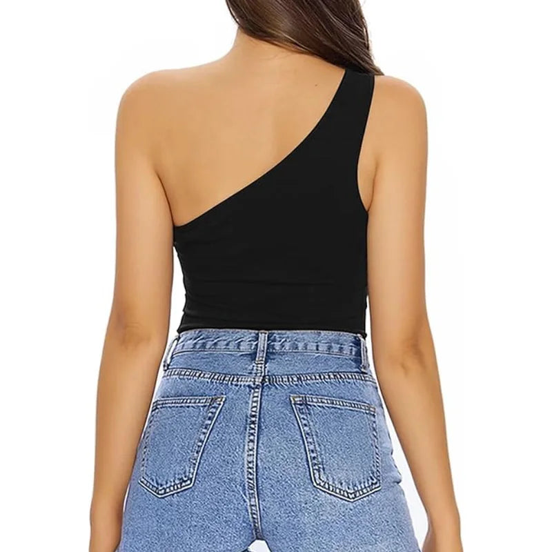 LuxeFit Seamless One-Shoulder Bodysuit