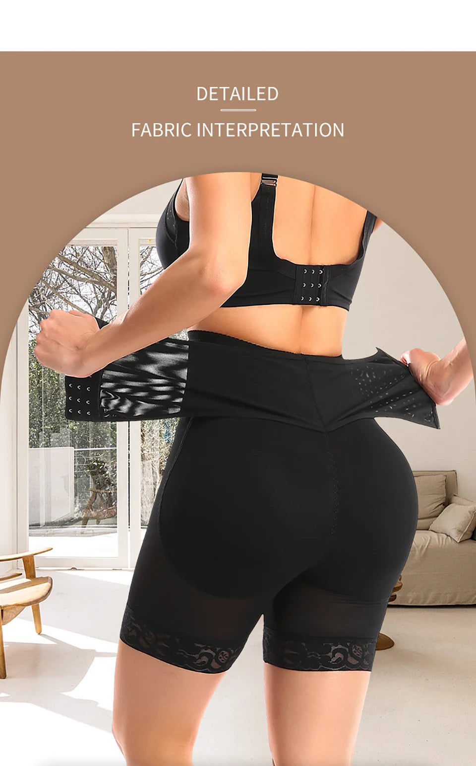 LuxeFit Padded Butt Lifter & Tummy Control Shaper