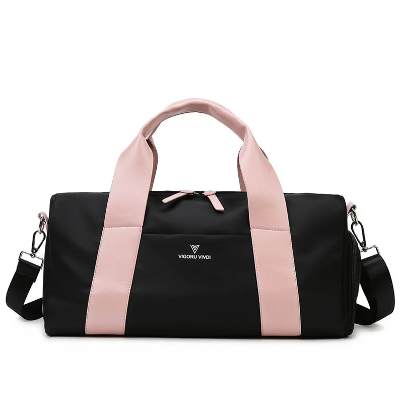 LuxeFit Waterproof Travel & Gym Duffel Bag with Shoe Compartment