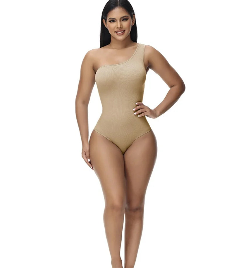 LuxeFit Seamless One-Shoulder Bodysuit