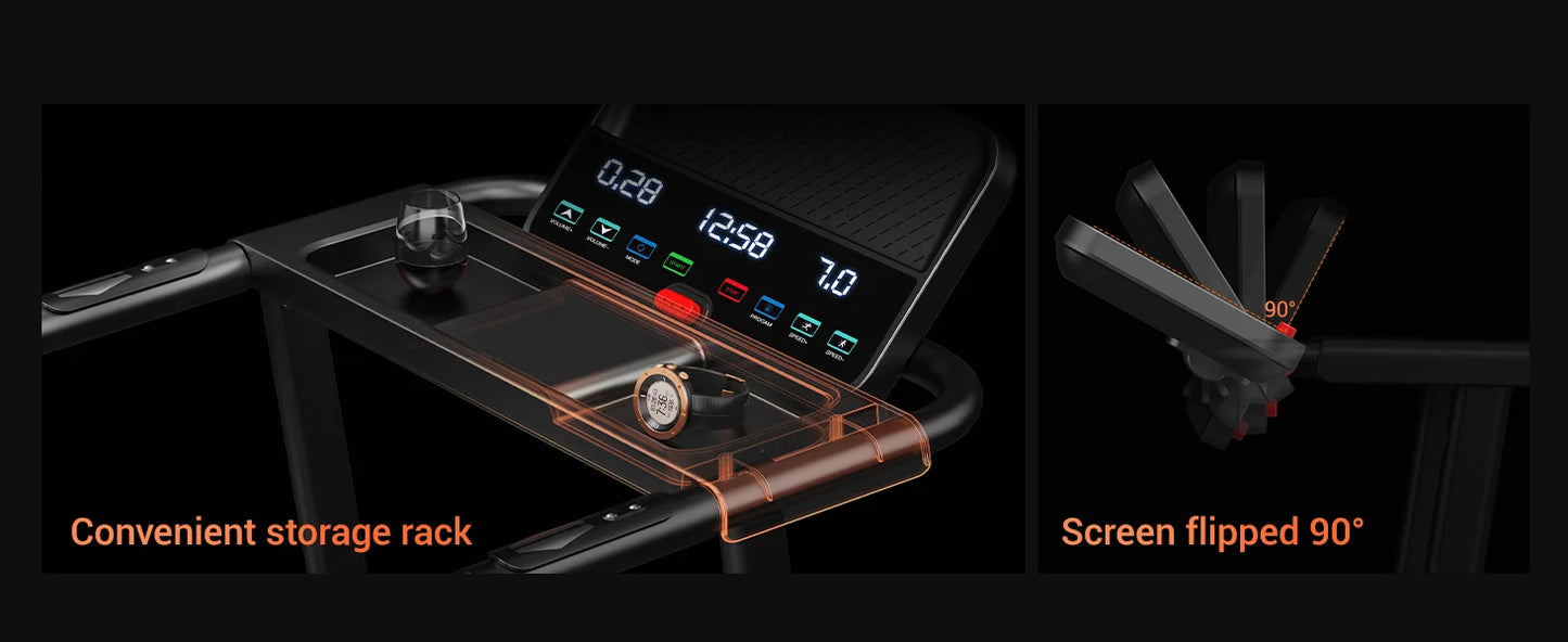 LuxeFit 3.0HP Foldable Home Treadmill