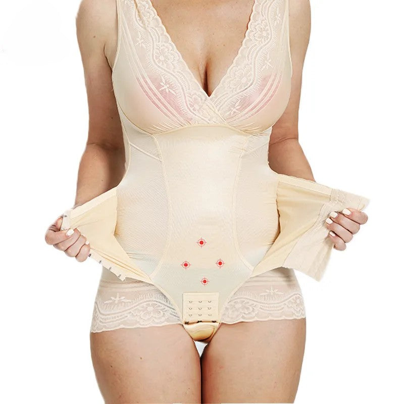 Luxe Full Body Sculpting Bodysuit: Seamless Waist & Tummy Control