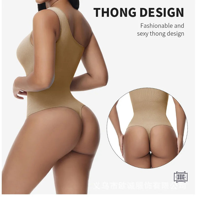 LuxeFit Seamless One-Shoulder Bodysuit