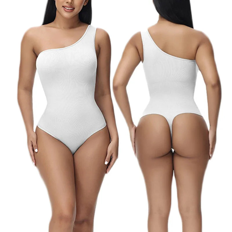 LuxeFit Seamless One-Shoulder Bodysuit