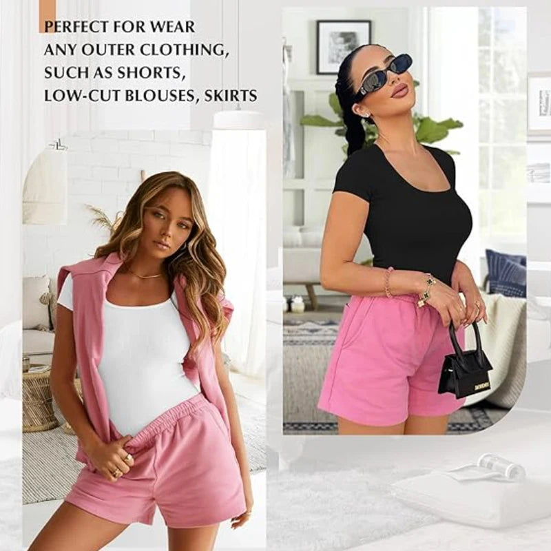 Luxe Seamless Sculpting Bodysuit: Short Sleeve & Control