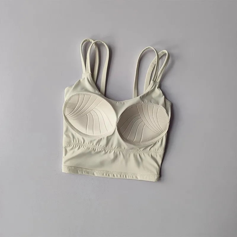 LuxeFit Sculpt & Lift Knotted Back Yoga & Sports Bra