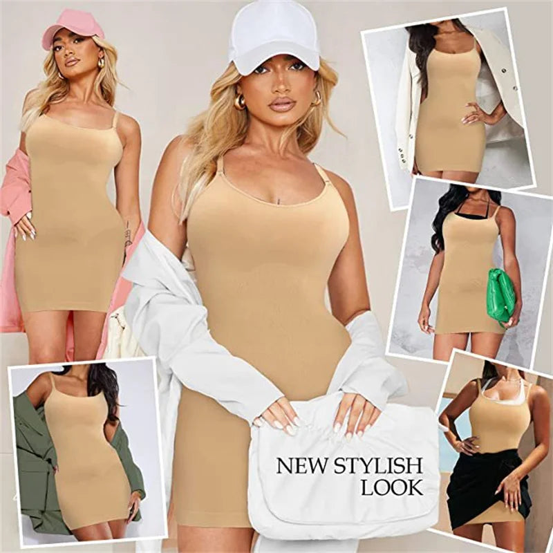 Luxe Seamless Shaping Slip: Tummy Control & Smooth Finish