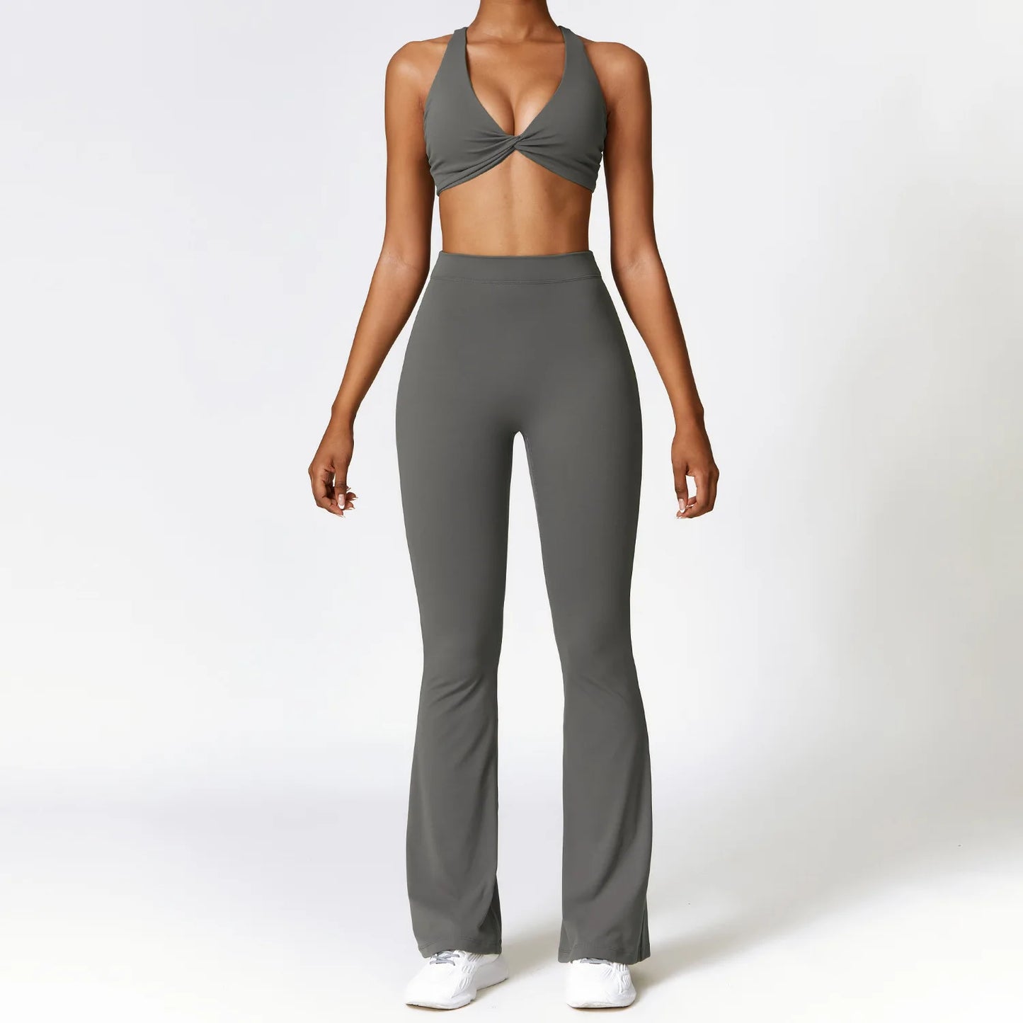 LuxeFit Seamless Sculpt & Perform 2-Piece Yoga Set