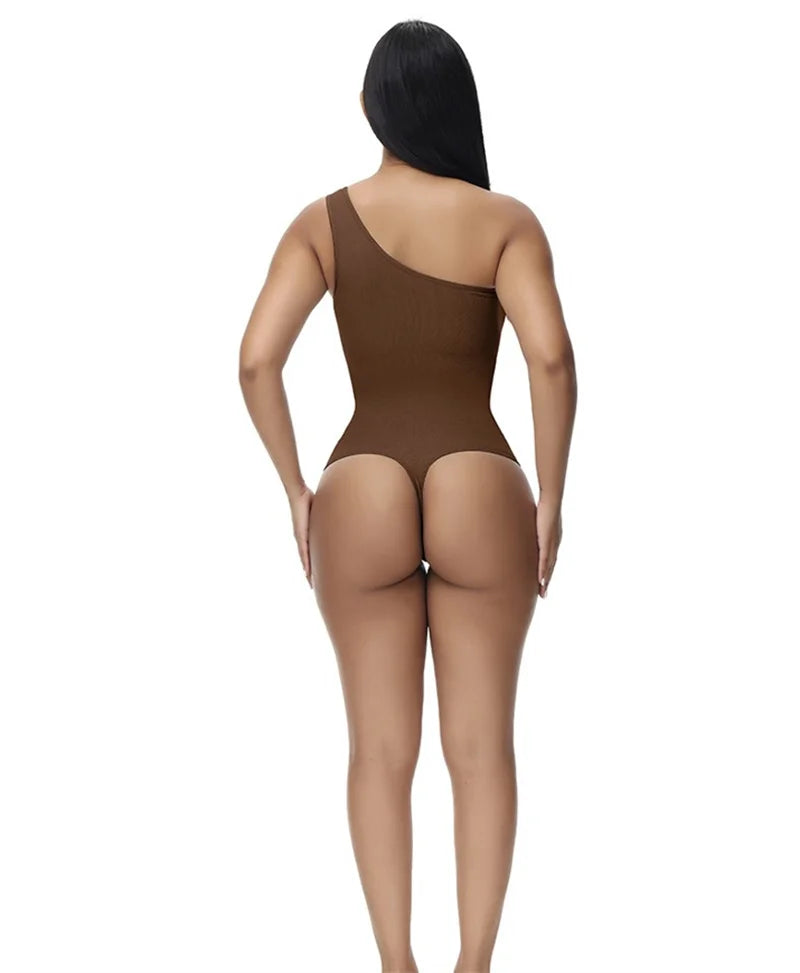 LuxeFit Seamless One-Shoulder Bodysuit