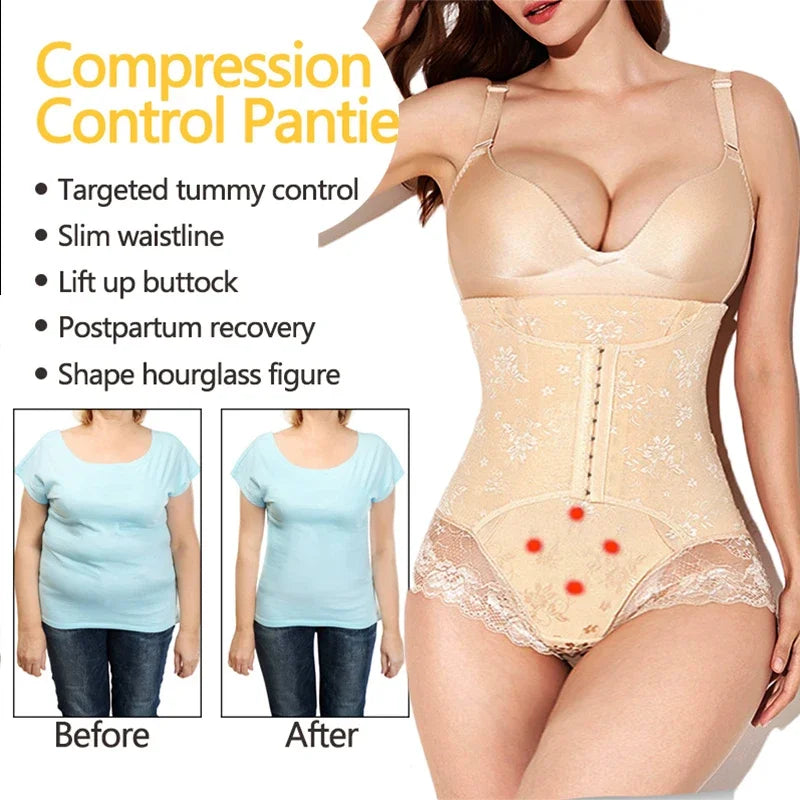 LuxeFit Sculpting High-Waist Tummy Control Panties