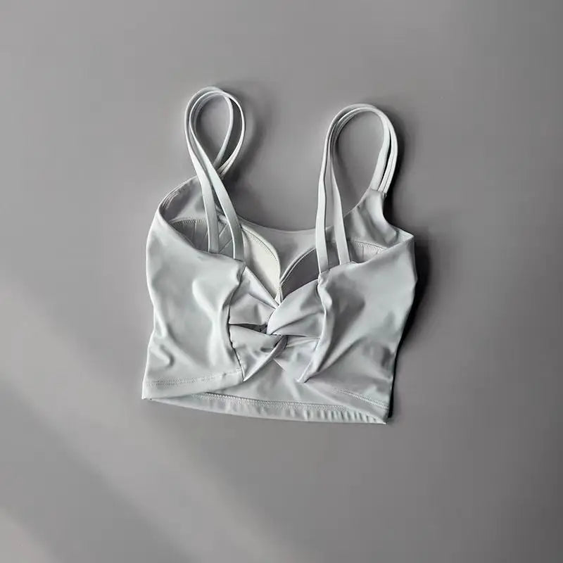 LuxeFit Sculpt & Lift Knotted Back Yoga & Sports Bra