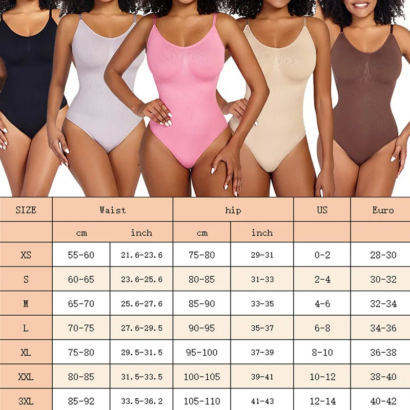 Luxe Ribbed Thong Sculpting Bodysuit: Compression & Comfort