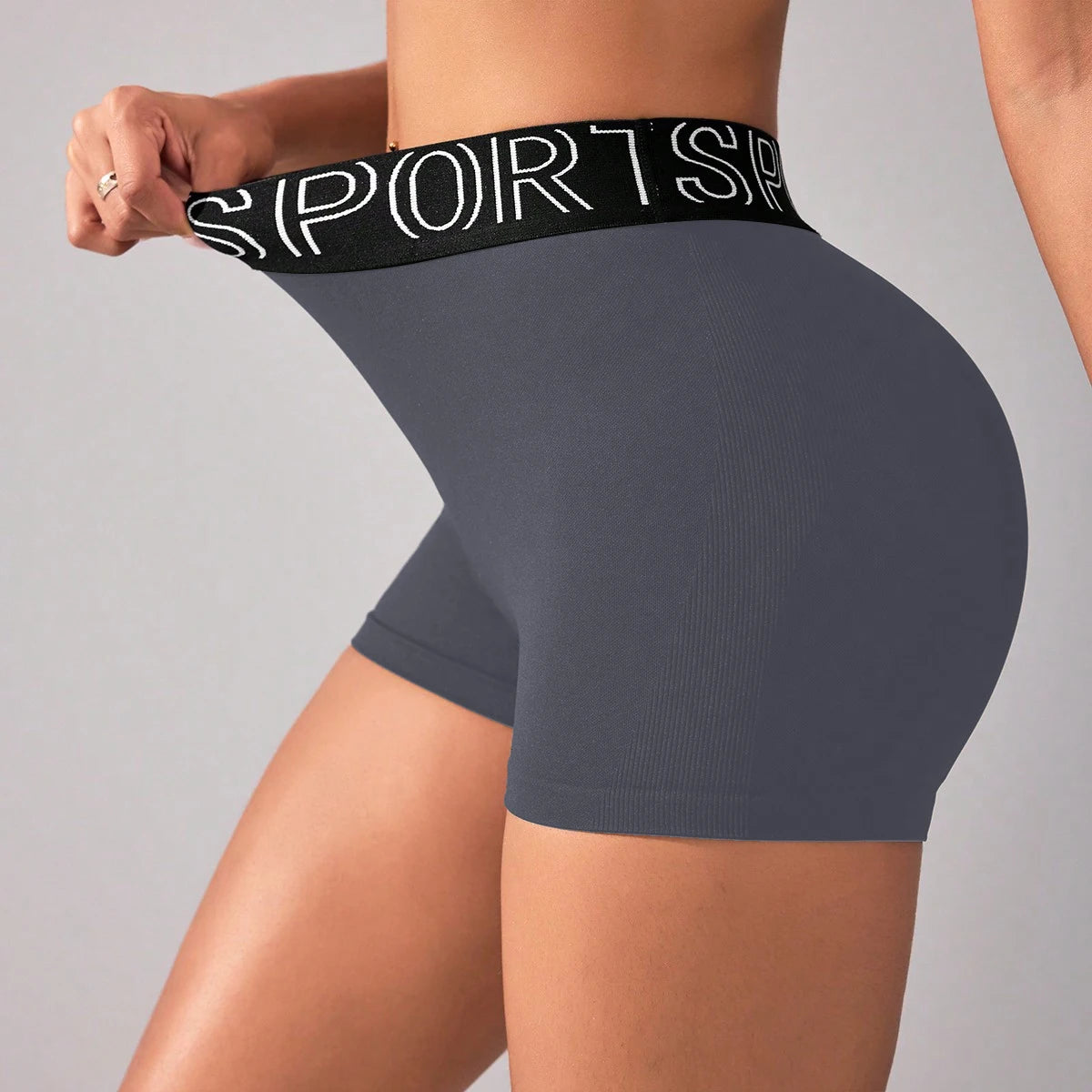 LuxeFit Sculpting High-Waist Yoga Shorts