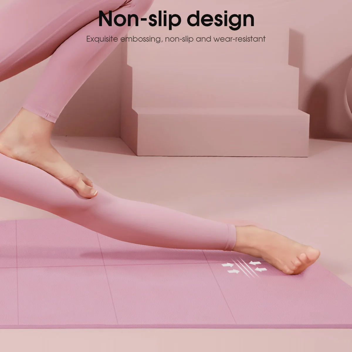 LuxeFit 4MM Anti-Slip Yoga & Fitness Mat