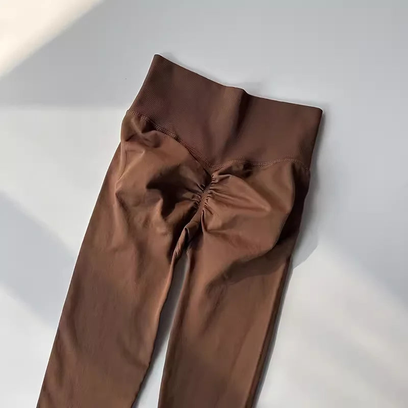 LuxeFit Sculpt & Lift High-Waist Seamless Yoga Leggings